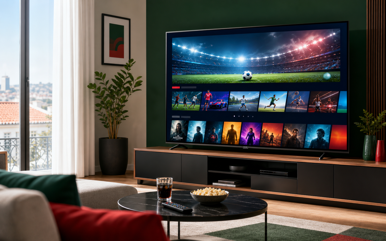 IPTV Portugal com canais internacionais, desporto e filmes em alta definição