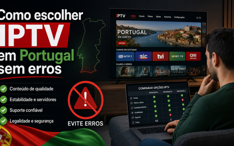 Escolher IPTV em Portugal